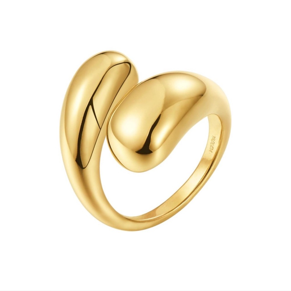 Amazon - teardrop gold ring